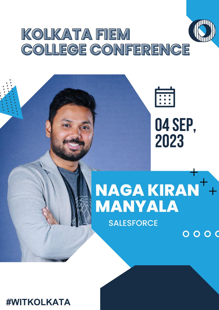 Khyati Mehta #WITDreamin24 (@khyatu07) on Twitter photo 🌟Exciting News for Kolkata Community🌟
We have a remarkable guest <a href="/SfdcKiran/">Naga Kiran Manyala</a> , Head, APAC Developer Relations at <a href="/salesforce/">Salesforce</a> coming to Kolkata to inspire and empower🚀
🗓️ When: 4th September,2023,2:00 PM IST
🗓️ Where: Future Institute Of Engineering and Management, Kolkata 🌟Exciting News for Kolkata Community🌟
We have a remarkable guest <a href="/SfdcKiran/">Naga Kiran Manyala</a> , Head, APAC Developer Relations at <a href="/salesforce/">Salesforce</a> coming to Kolkata to inspire and empower🚀
🗓️ When: 4th September,2023,2:00 PM IST
🗓️ Where: Future Institute Of Engineering and Management, Kolkata
