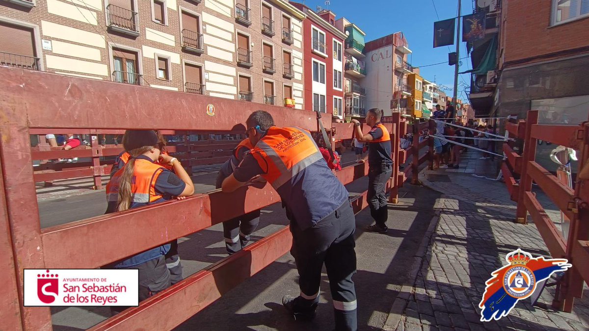 ProteSanse's tweet photo. 🐂 Finalizado el 4º encierro en nuestra localidad. Ya estamos pensando en el siguiente. Gracias a todos por vuestra colaboración para que sea seguro. #FiestasSanse23 #LosEncierrosDeMadrid https://t.co/8ot9LJMhhz