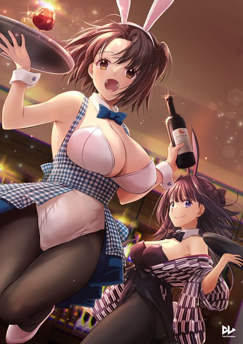 某ファミレス制服風バニーさん🐰 