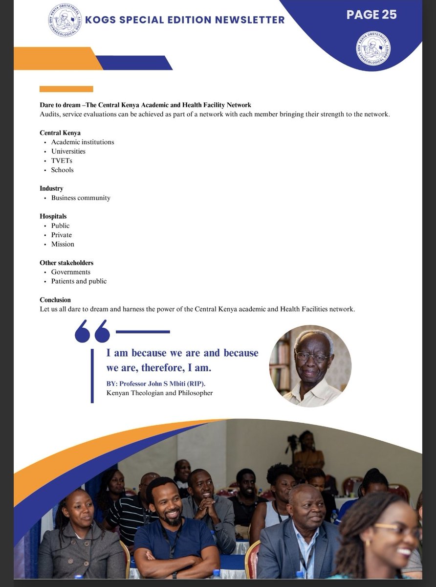Highlights of my contribution to the annual symposium of the Central Kenya branch of Kenya Obstetrical &amp; Gynaecological held in early June. Find comprehensive details in the <a href="/TheKOGSociety/">Kenya Obstetrical and Gynaecological Society</a> newsletter.