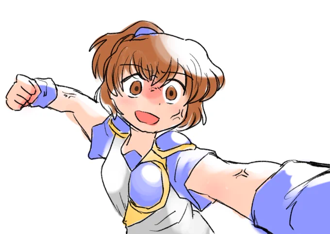 物理でばたんきゅ～させようとするアルル 