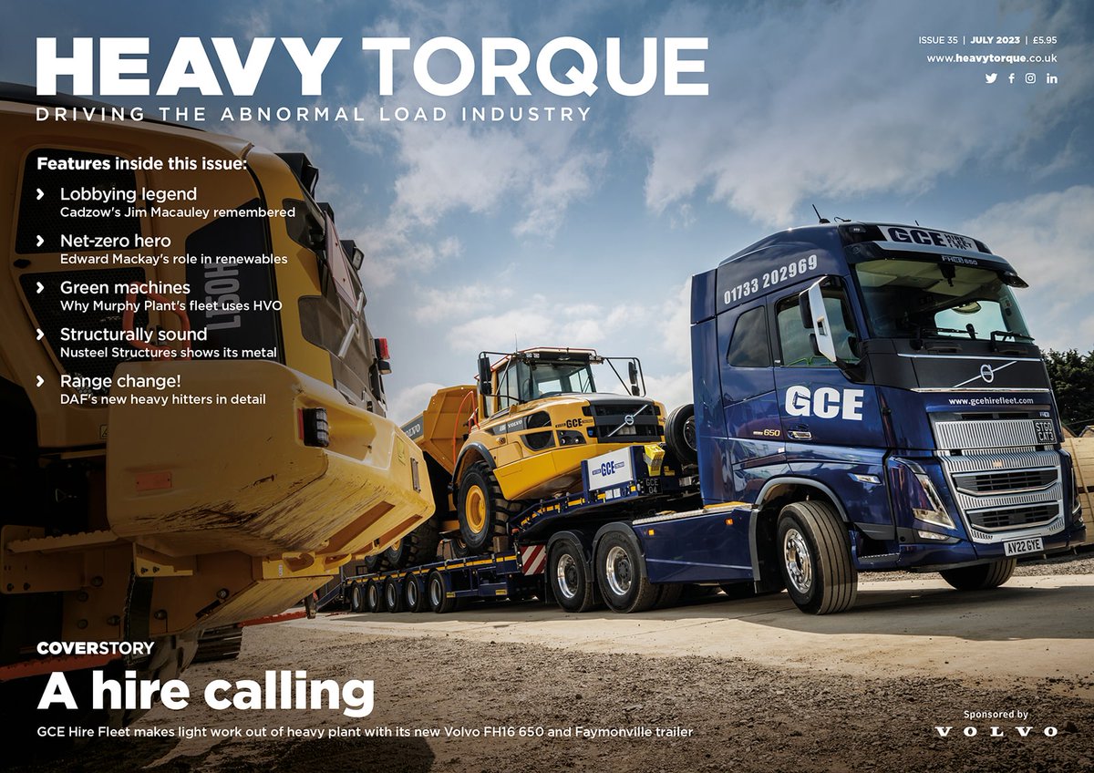 HeavyTorque's tweet photo. JOIN OUR MAILING LIST!
Bringing you all the latest innovations, news, expert comment and technical features from across the heavy and abnormal load sector.
https://t.co/4eOeReXCsB
#HeavyTorque #HeavyTorqueMagazine #TransportNews #HeavyTransport #AbnormalLoads https://t.co/lZu9H7AHwC