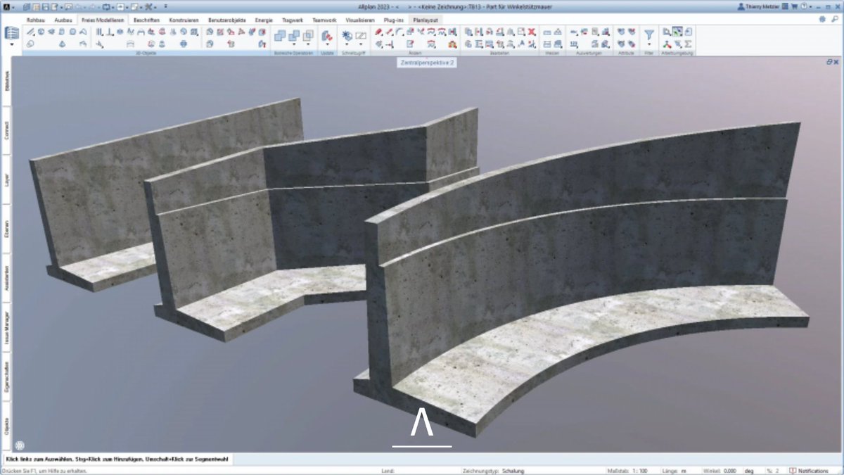 AllplanSchweiz's tweet image. 📣 Es gibt ein neues Allplan Part &quot;Winkelstützmauer&quot; in unserem Shop! 🛒
Jetzt profitieren! Bis Ende Jahr 31.12.2023 erhaltet ihr eine kostenlose Bürolizenz:
hubs.li/Q020F8KL0