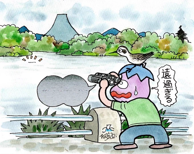 久しぶりに狭山湖へ。はるか遠くにまとまって飛ぶ20羽前後の小鳥。その後水面に降りた。 首が長く胸や腹が白いのでアカエリヒレアシシギの幼鳥か冬羽と思われる。それにしても遠すぎる。