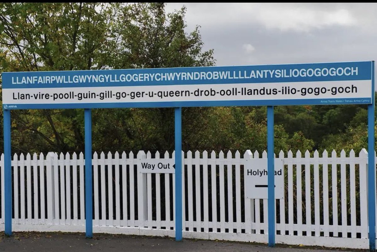 LindyLouMac's tweet image. Definitely the Welsh one, heading there next month! #wales #placenames