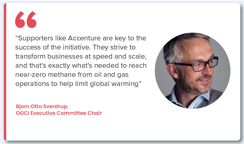 We're delighted that <a href="/Accenture/">Accenture</a> has joined the Aiming for Zero Methane Emissions Initiative! Accenture is dedicated to transforming businesses at speed and scale – exactly what is needed to reach near-zero #methane from oil and gas operations.

Read more: aimingforzero.ogci.com/accenture-join…
