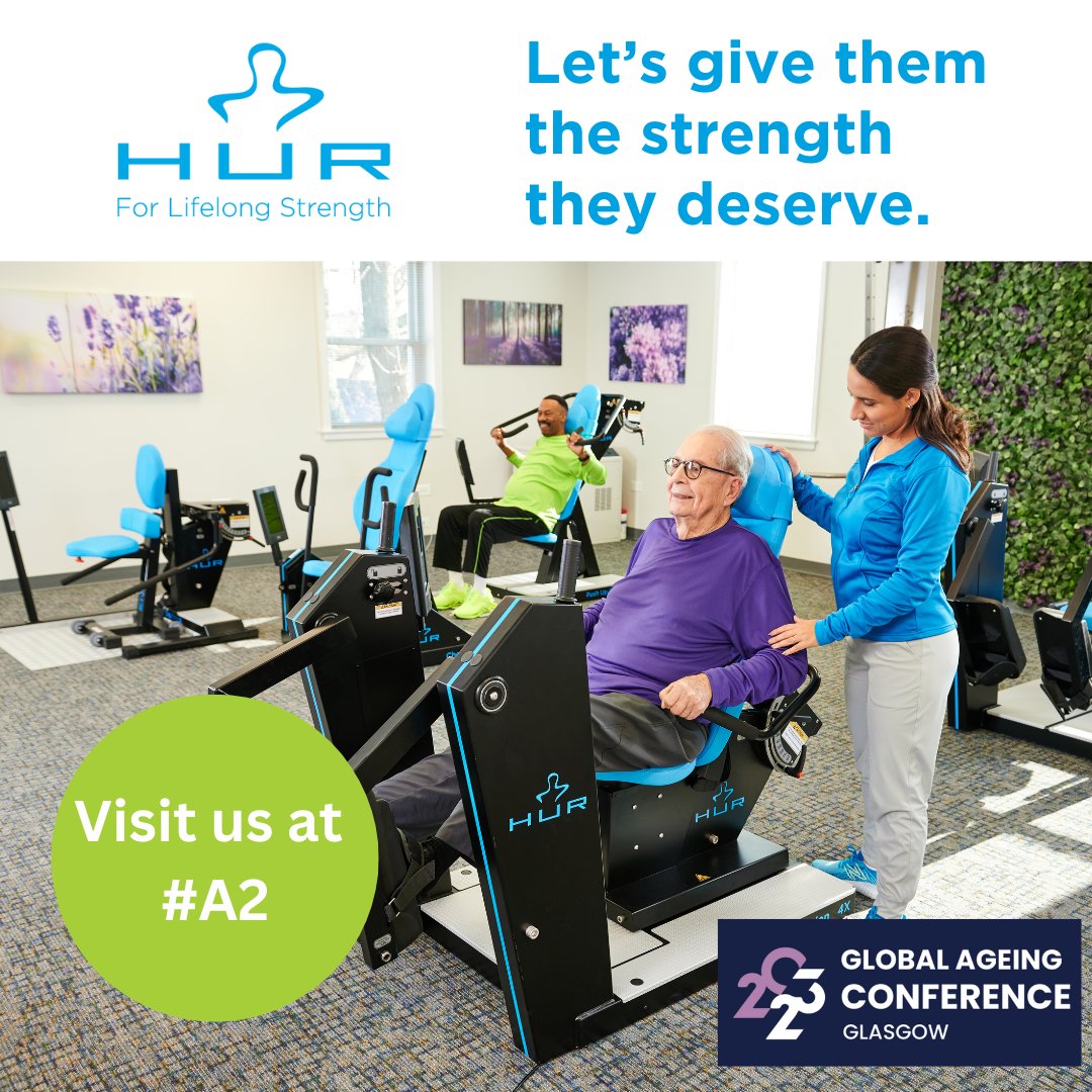 We are pleased to inform that we are participating <a href="/GlobalAgeing/">GlobalAgeingNetwork</a> Conference held in Glasgow as a Silver Sponsor on 7-8.9. HUR (Stand A2) exhibits a great set up of HUR SmartTouch Hi5 machines and HUR SmartBalance.
#HURSmartTouch #poweredbyHUR
#GAN2023 <a href="/NCFCareForum/">National Care Forum</a>, <a href="/scottishcare/">Scottish Care</a>