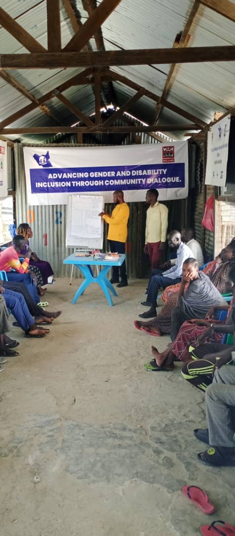 sswoco's tweet image. #Aweek with new community dialogue discourse on Gender and disability inclusion took place in Malakal. This inclusion means  that persons with disabilities have roles similar to their peers who do not have a disability,#WOCO