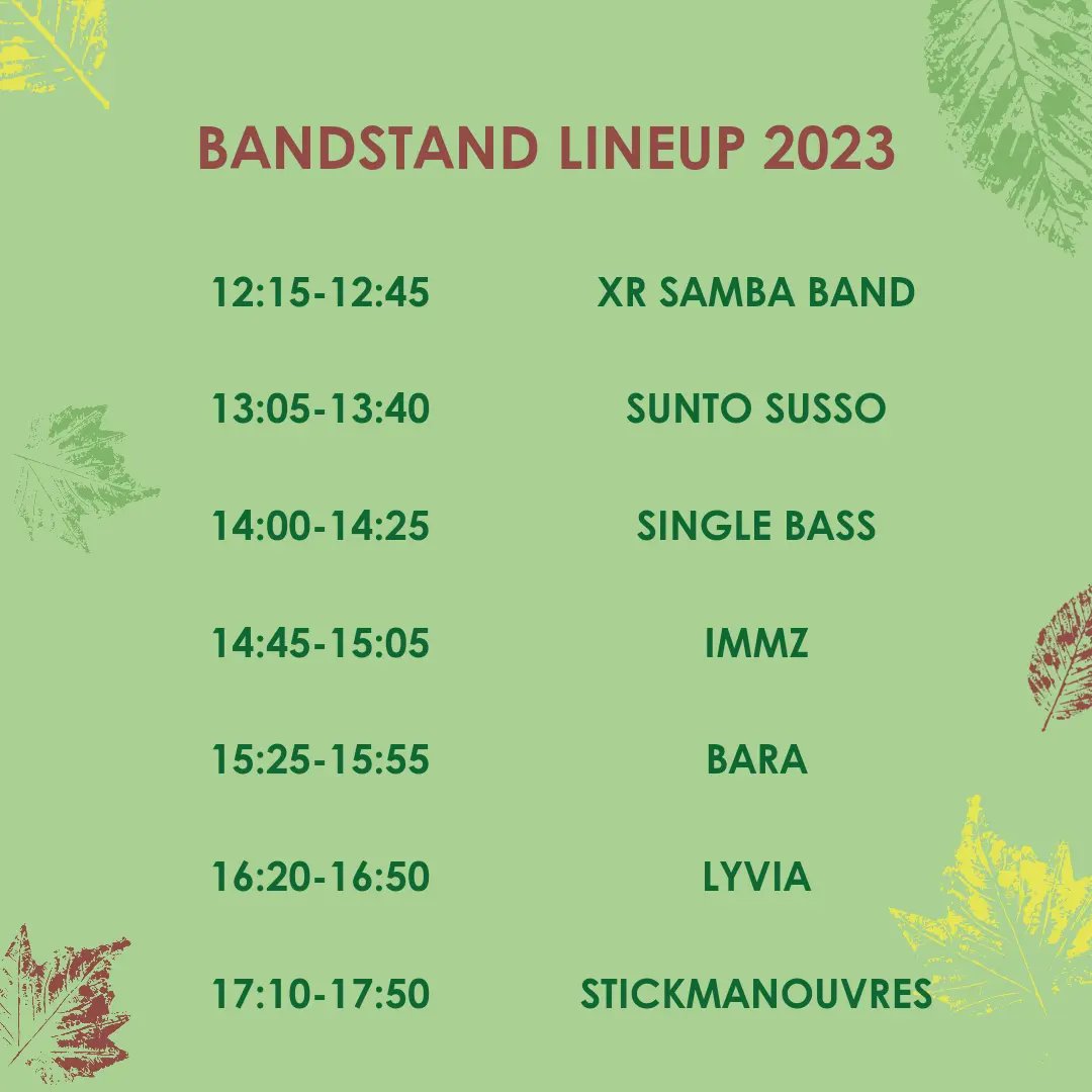 Here is our lineup for this year's Nottingham Green Festival! 

Doors open from midday! 

A huge thank you to <a href="/Acoustickle/">Acoustickle</a> who without them, we would not have such a great lineup! 

#livemusic #Sustainability #ecofriendly #veganfood #vegan #nottingham  #nottmgreenfest #music