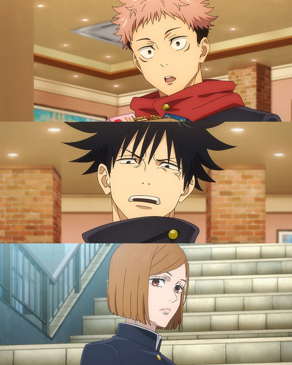 AnimexTwts's tweet photo. JUJUTSU KAISEN TRIO IS BACK https://t.co/lbcbjE08Xn