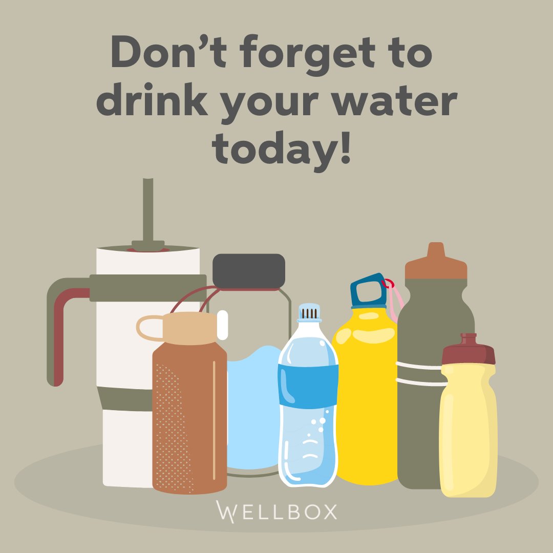 Sometimes self-care is as simple as drinking enough water 🥤. Make sure you drink yours today. #Wellbeingwednesday #corporategifting #employeewellness