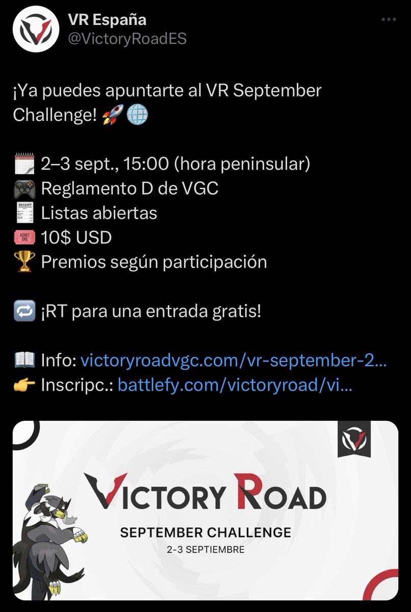 CanaryRam_'s tweet photo. Buenos días gente. Ya tenéis los videos subidos a YouTube programados para Viernes y Sábado (no fallo cabr*n💪)

Lo que queda de semana hasta el Sábado lo dedicaré a prepararme el equipo para el torneo de VictoryRoad.

Lo hacemos en directo?🤔 https://t.co/CC0nxRAHOj