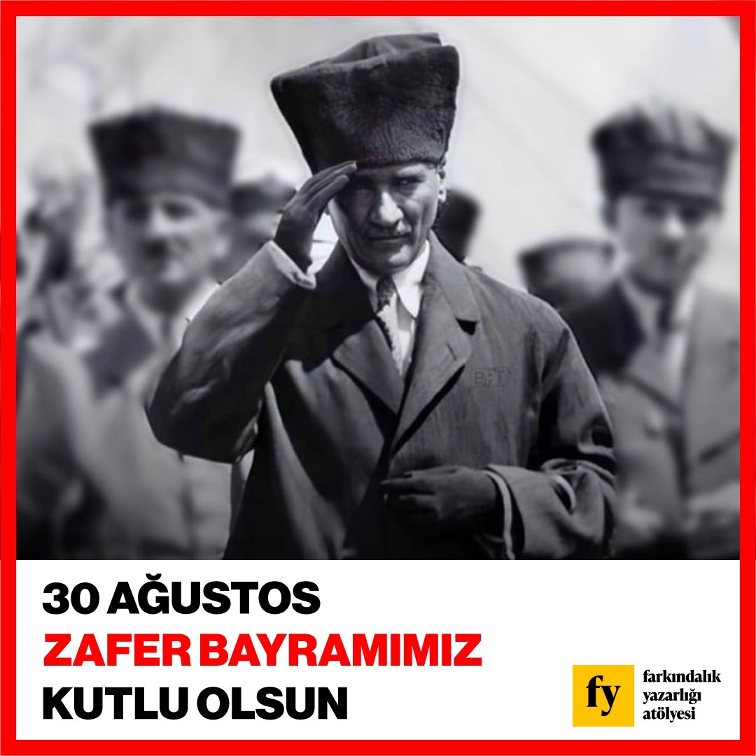 30 Ağustos Zafer Bayramımız Kutlu Olsun.