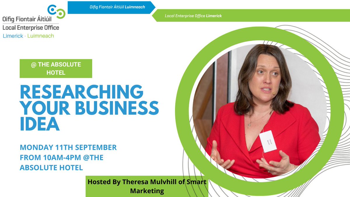 Do you have an idea or need an idea for your business? This interactive workshop will help you brainstorm new ideas and explore which could work. Refreshments and lunch provided. Cost: €10 Book Here localenterprise.ie/!R6NPOS #business #idea #ideageneration