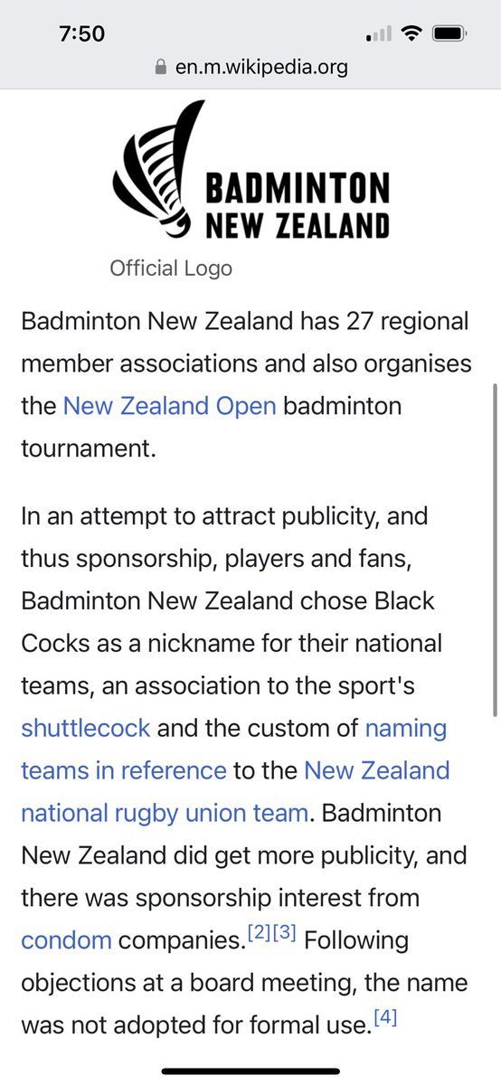 mattybvegas's tweet photo. The Black Cocks 🤣🤣🤣🤣 Why would you ever change the name!!!
#BlackCocks #NZ ⁦@ESPNAusNZ⁩ ⁦@1116sen⁩ ⁦@MattyWhiteSEN⁩ @bbc ⁦@BigBlack⁩ https://t.co/2z1E3osYls