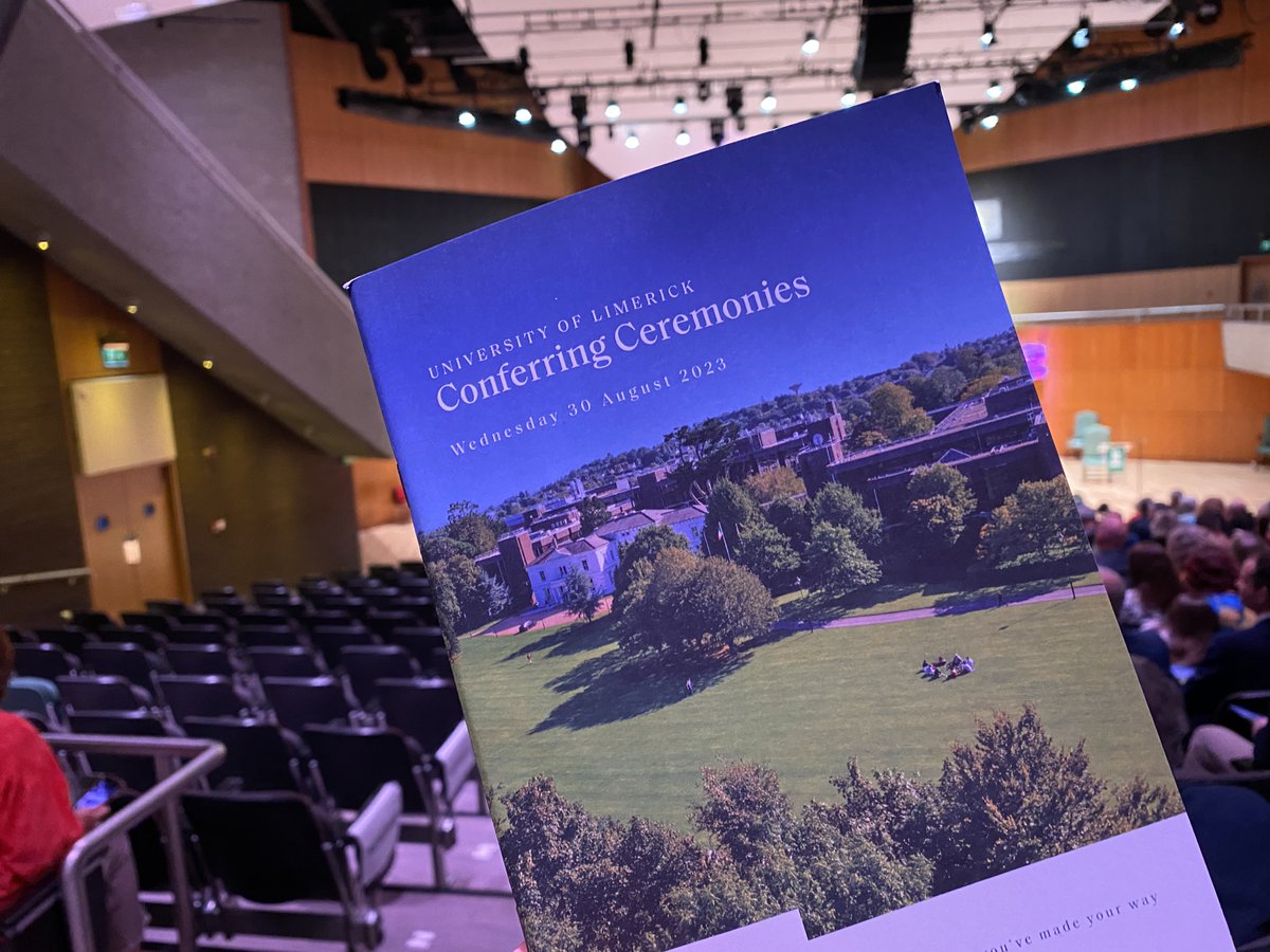 Over the next two days almost a thousand students will graduate from the Faculty of Science and Engineering @UL We look forward to celebrating with our graduates and their families Congratulations🥳 #ULGraduation