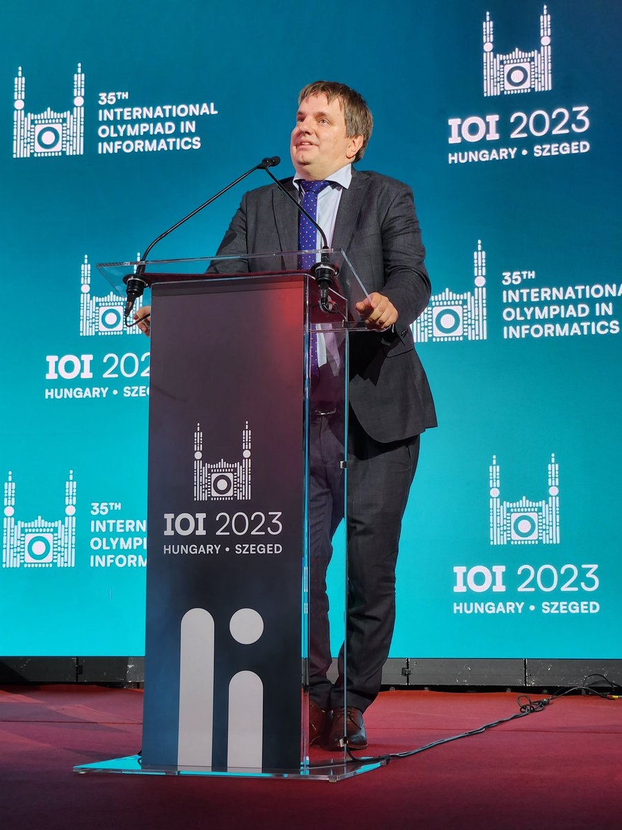 GergelyFabian1's tweet image. #ioi2023 the biggest student competition in #it just started! 90 countries 360 students🚀 this year host is #Hungary in Szeged! Proud to welcome the students and their teachers