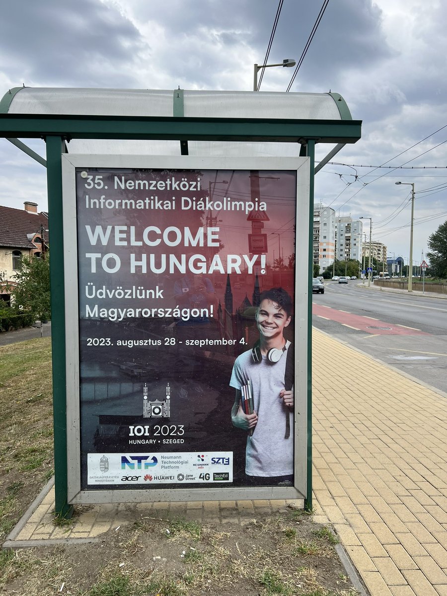 GergelyFabian1's tweet image. #ioi2023 the biggest student competition in #it just started! 90 countries 360 students🚀 this year host is #Hungary in Szeged! Proud to welcome the students and their teachers