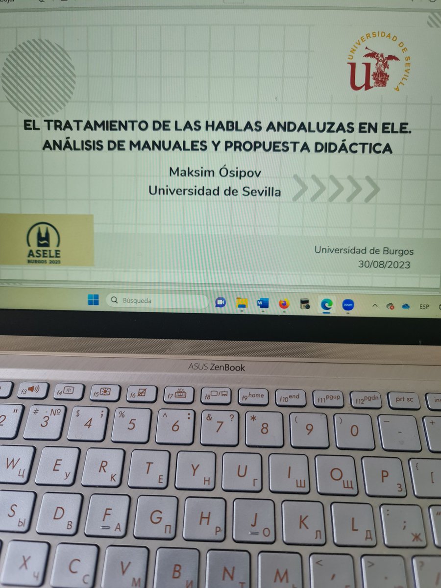 profedelemax's tweet image. ¡Ha llegado el día!  Hoy a las 12.30 en el aula 5.2 voy a presentar mi investigación sobre las hablas andaluzas en ELE. 

#Twitterele #asele2023 #aseleburgos @ASELEBurgos2023 @ASELE_ELE