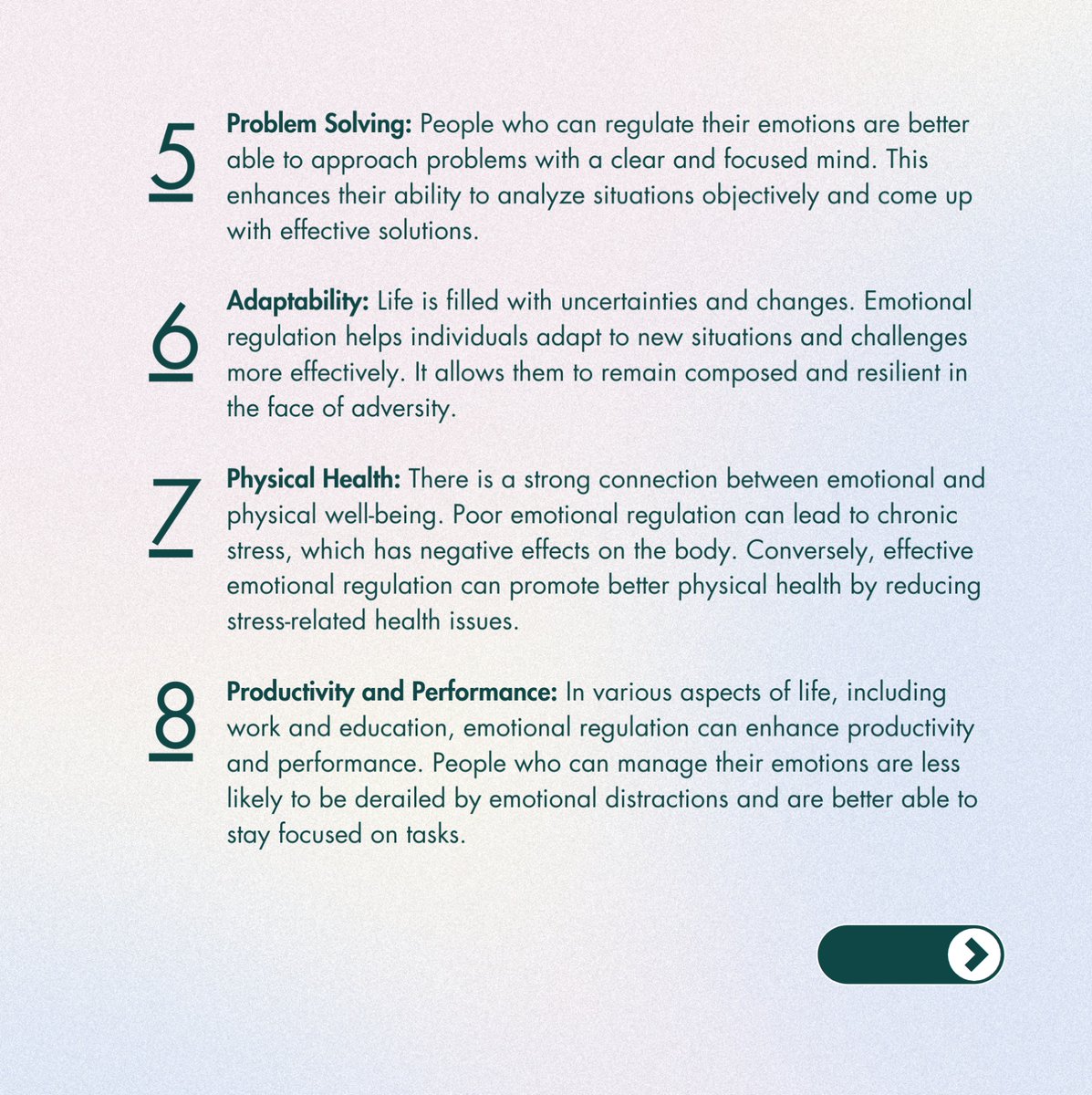 CenterArdent's tweet photo. In a world of constant change and challenges, emotional regulation emerges as the cornerstone of human potential. It's the compass guiding us through storms of emotion, fostering healthier relationships, and unlocking the door to confident decision-making and lasting well-being. https://t.co/NPiEgkEMGH