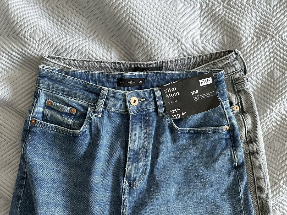 Because I love my <a href="/Tesco/">Tesco</a> f&amp;f jeans so much I bought a 2nd pair. Seems they’re saving on material now, same size, same fit, much smaller in reality!