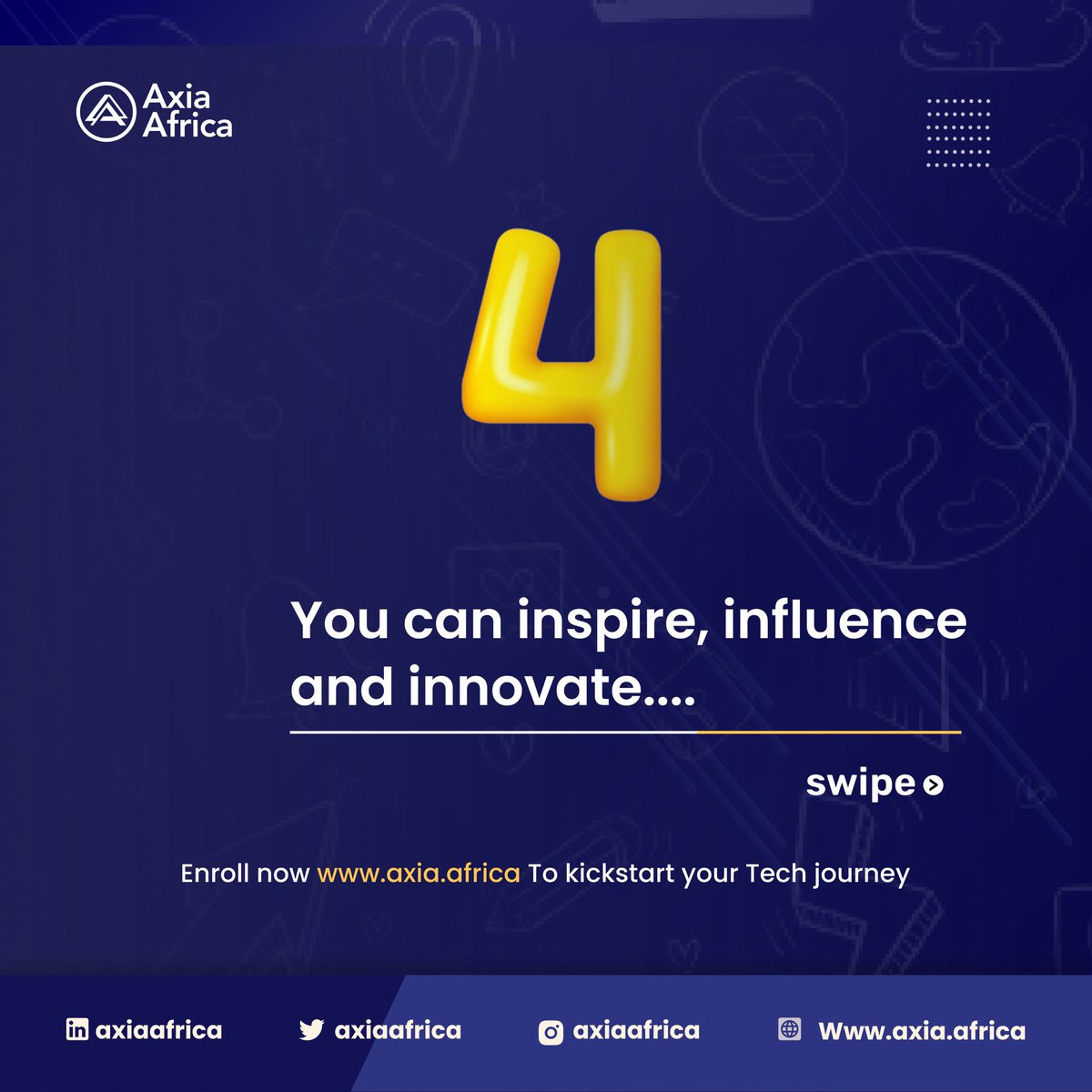 axiaafrica's tweet image. Kindly Send a DM or visit out website at Axia.Africa to enroll! 🚀🚀👩‍💻

#techacademy #techacademyinlagos
#techschool #techonlineschool
#productdesign #Uiux #Axiaafrica