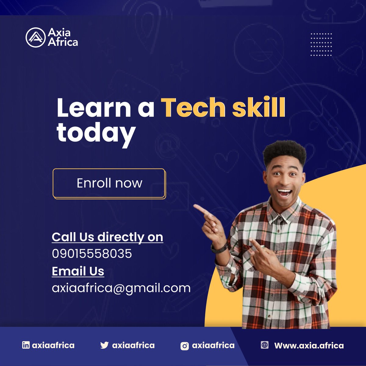 axiaafrica's tweet image. Kindly Send a DM or visit out website at Axia.Africa to enroll! 🚀🚀👩‍💻

#techacademy #techacademyinlagos
#techschool #techonlineschool
#productdesign #Uiux #Axiaafrica