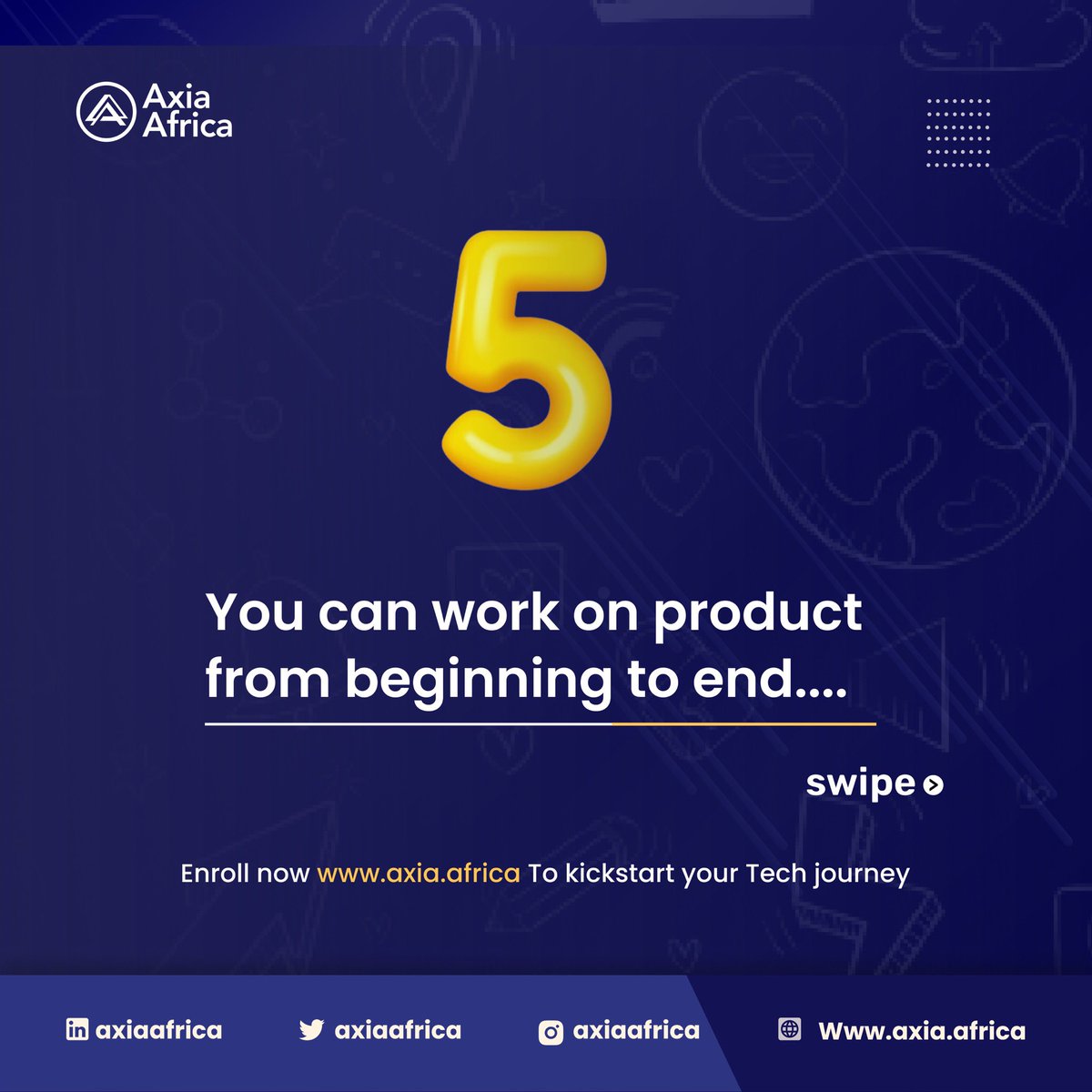 axiaafrica's tweet image. Kindly Send a DM or visit out website at Axia.Africa to enroll! 🚀🚀👩‍💻

#techacademy #techacademyinlagos
#techschool #techonlineschool
#productdesign #Uiux #Axiaafrica