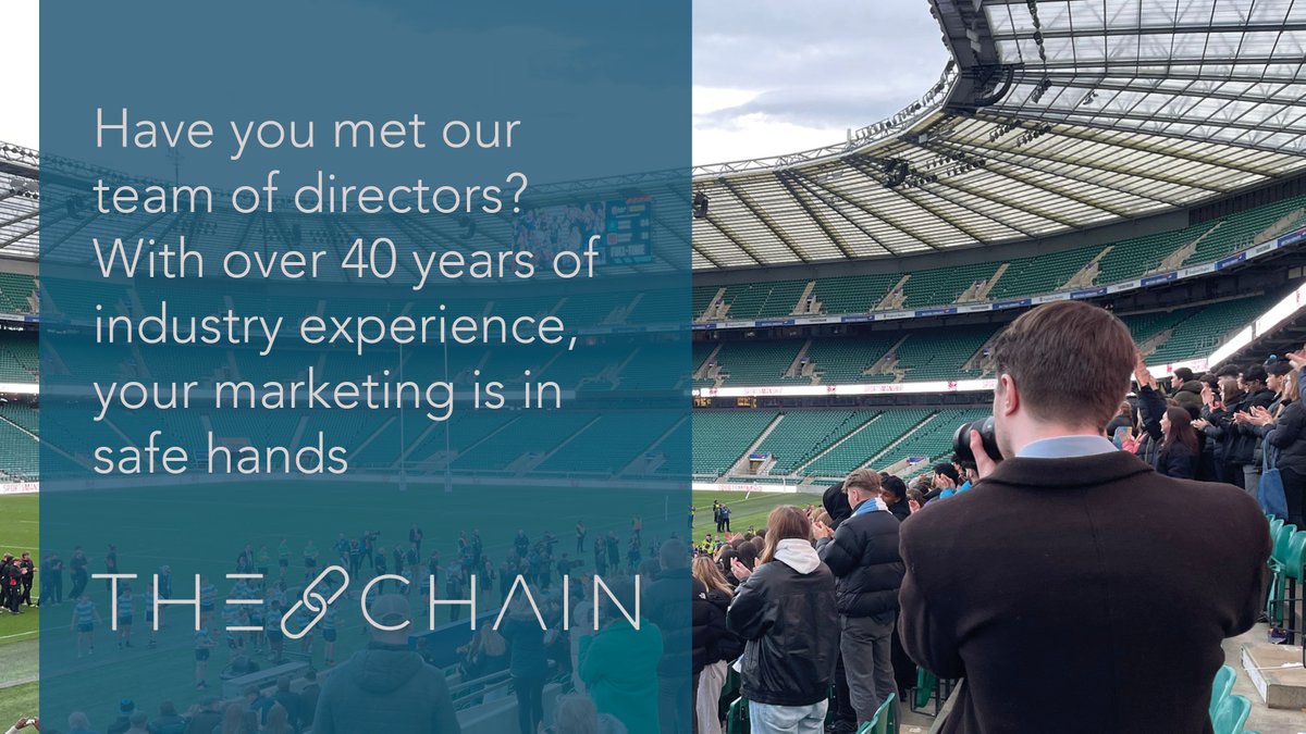 We create marketing solutions for out clients that reach their precise target audiences whilst getting the most out of their budgets to help them reach all their marketing goals: thechainagency.co.uk/our-story

#TheChainAgency #Marketing