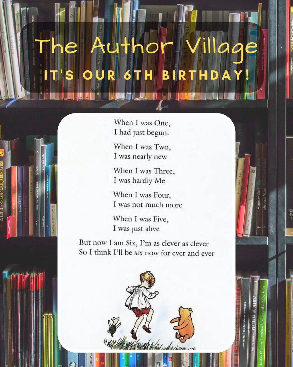 We’re celebrating our birthday! Six years ago today, we launched The Author Village. Thank you to everyone for your support. 

Help make this school year the year of the author visit!