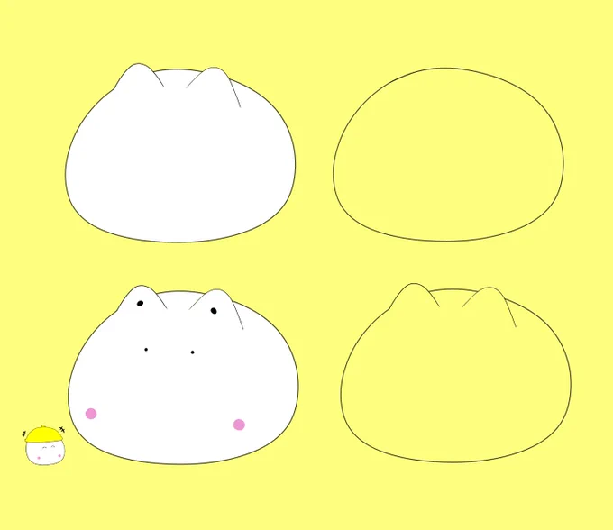 塗り絵不要!ほぼ真っ白#大人の塗り絵 #イラスト 