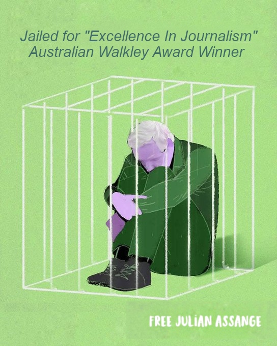 Did you know that Julian is jailed for his Walkley Award 'Excellence In Journalism' 2010?
