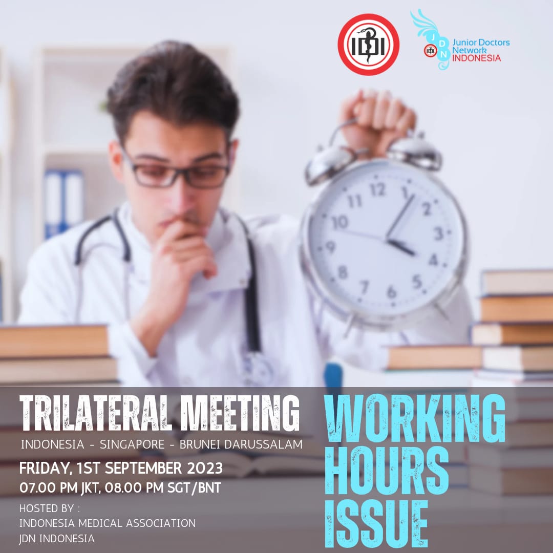 JDN_IDIofficial's tweet photo. Most of ASEAN Countries still experience medical personnels' burnouts due to long working hours, extending to >120 hours per week. Issues have been raised towards regulations of medical working hours through dialogue between Indonesian, Singaporean, and Bruneian Junior Doctors. https://t.co/G1OkVr3lry