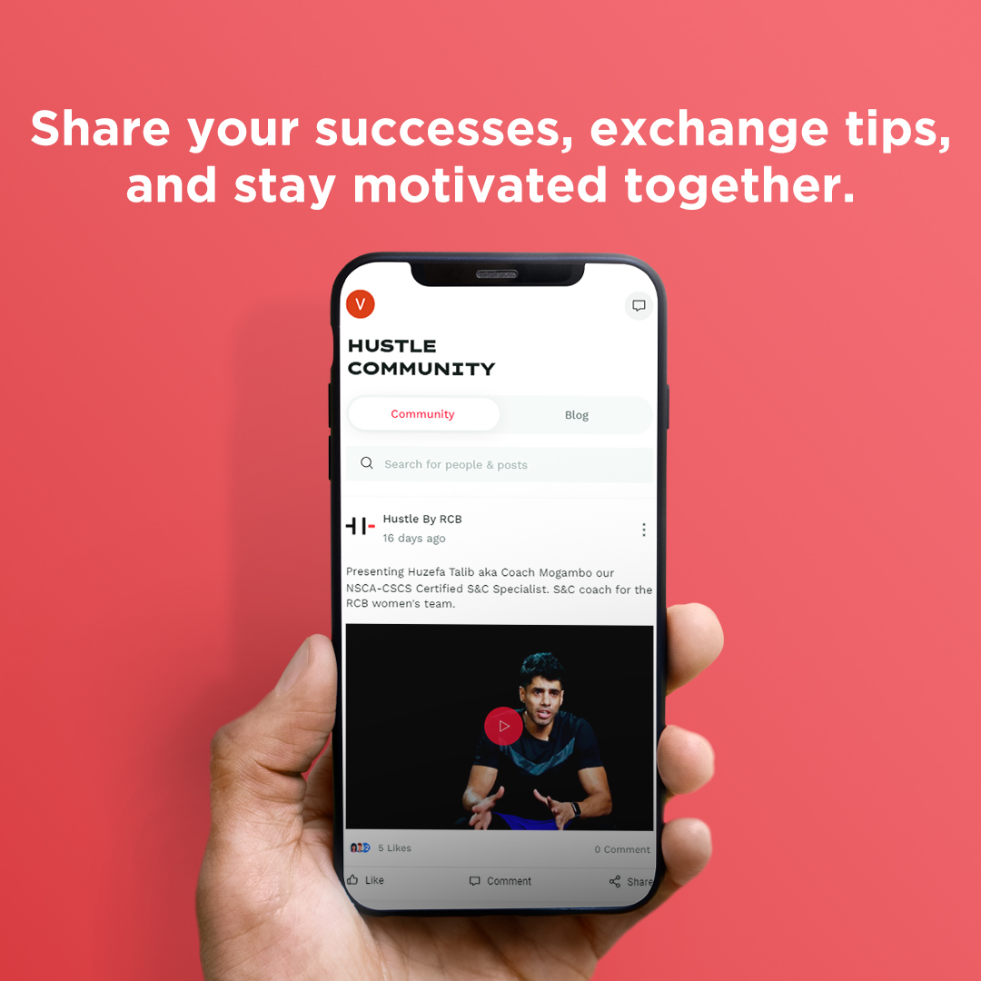 HustleByRCB's tweet photo. Excellence is your destination. Step into the spotlight, break free from the norm, and Hustle Your Way to Fitness!

#HustleByRCB #RCB #ArrivalOfTheFittest #HomeWorkouts https://t.co/5wr7d2HdUB