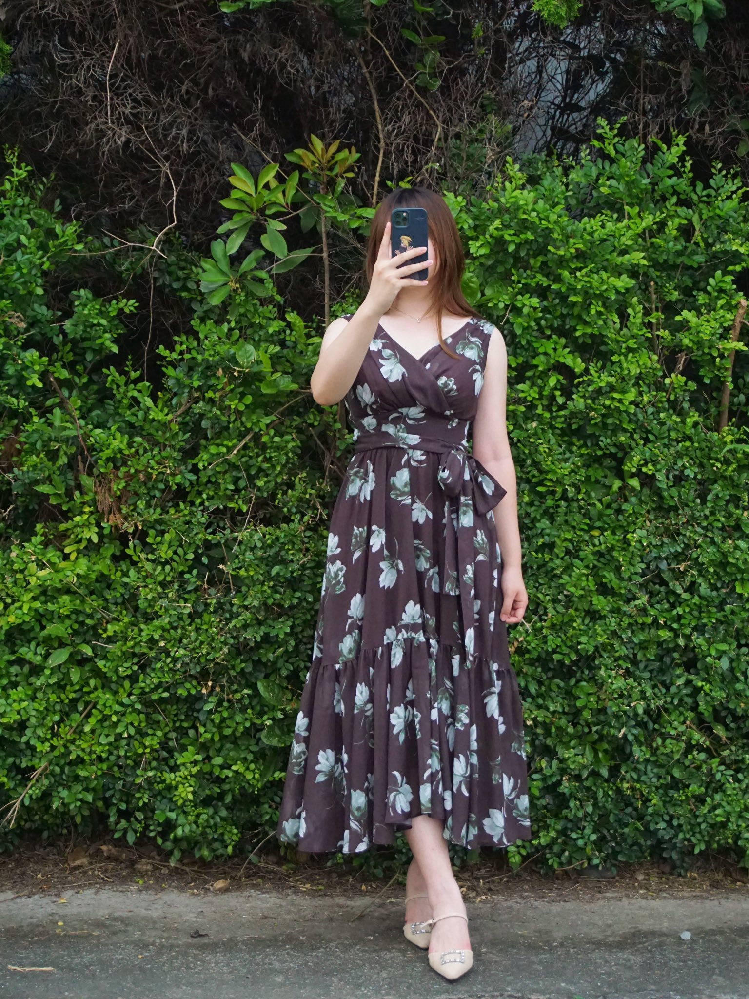 Herlipto♡Anemone Cache-Coeur Long Dress herlipto 【7月21日(日)19時発売】 Anemone Cache-Coeur Long