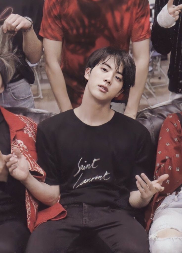 Stop scrolling and stare at him #BTSJIN