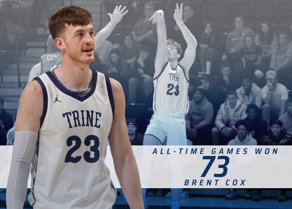 Happy Birthday to Trine Basketball’s All-Time leader in career wins! We are excited to have him back for a 5th year    and add to that number! ⁦<a href="/Brent_Cox0/">Brent</a>⁩  ⁦@NickEDavid⁩ ⁦<a href="/TrineAthletics/">Trine Thunder</a>⁩
