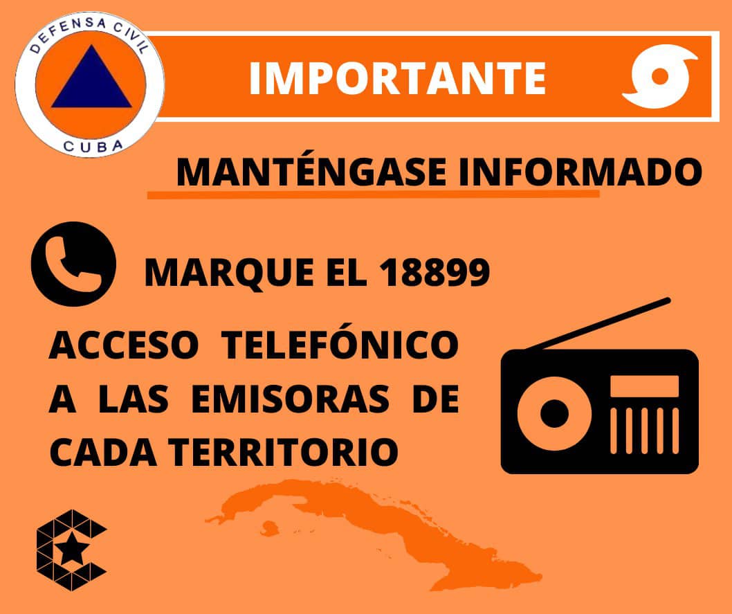 ‼️‼️Según información del Instituto de Meteorología el ahora Huracán Idalia, se mantienen las probabilidades de intensas lluvias y es importante que usted se mantenga alerta por cualquier medio de comunicación‼️‼️
👇👇
<a href="/GecomSanctiSp/">GECOMSantiSpíritus</a>
#SanctiSpíritusEnMarcha
#ComercioCuba