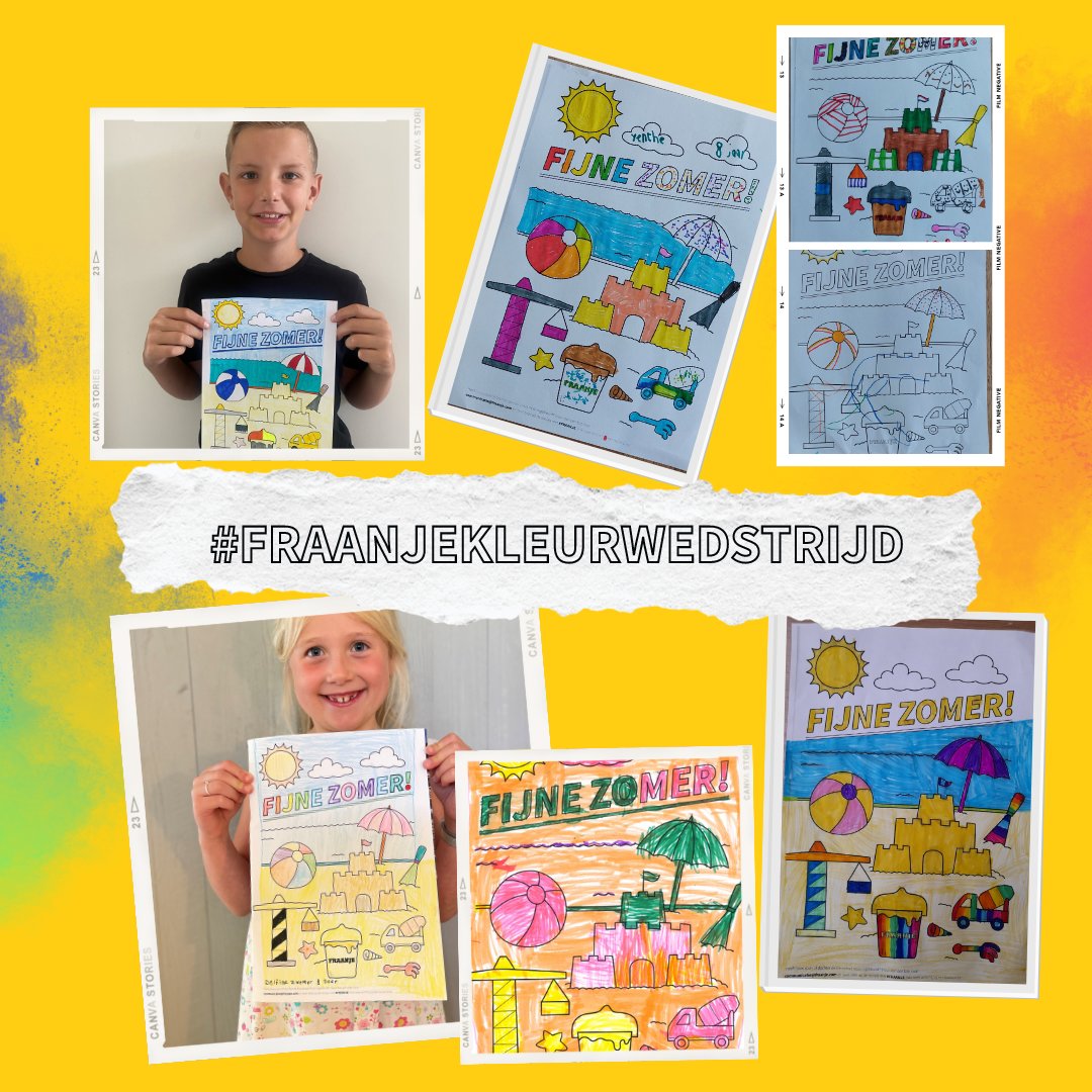 💛✍️| Wat leuk dat zoveel kleine Fraanje bouwrakkers onze zomerkleurplaat hebben ingekleurd en ingestuurd. Wie gaat de kleurwedstrijd winnen? Dat maken we binnenkort bekend.

#fraanje #fraanjebouw #fraanjekleurwedstrijd #kleurplaatwedstrijd #kleurplaat #samenbouwenaandetoekomst
