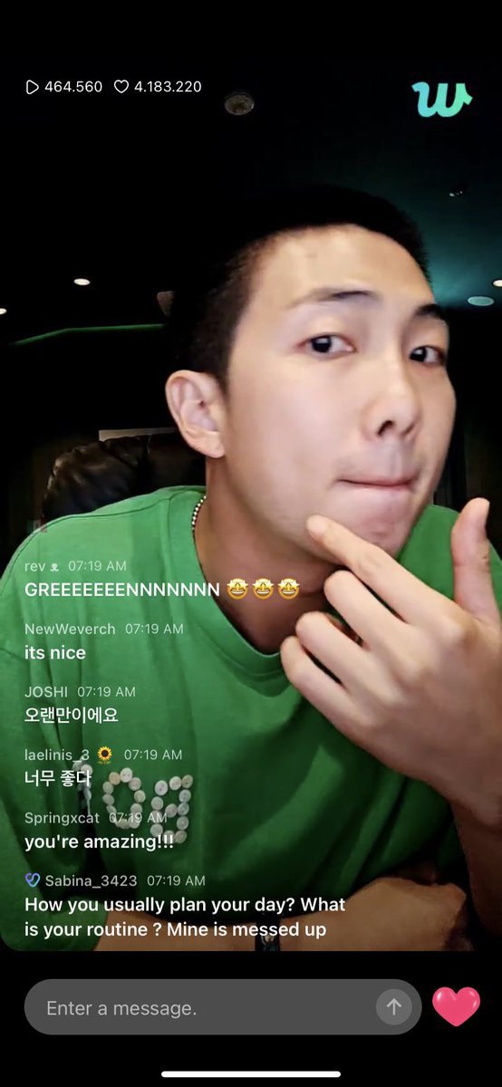 UniversBTS_'s tweet photo. [THREAD]  Tradução da Weverse LIVE do Namjoon https://t.co/5grNFDi9lm