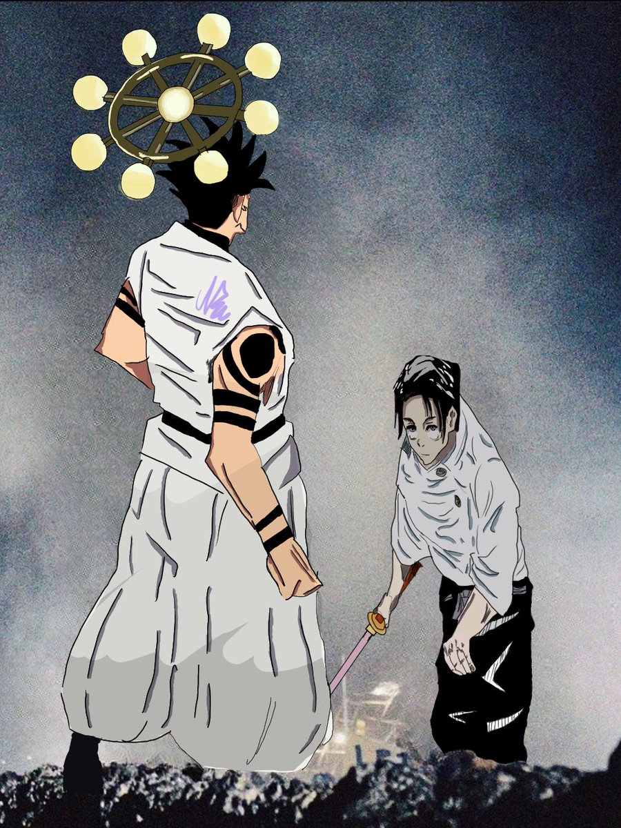 Gng_y_'s tweet photo. Yuta done stepped in ☠ #jjk234 #jjkspoiler #jjkfanart #TravisScott #Kanye #Fraudkuna #Yuta https://t.co/GKytq0sqW1