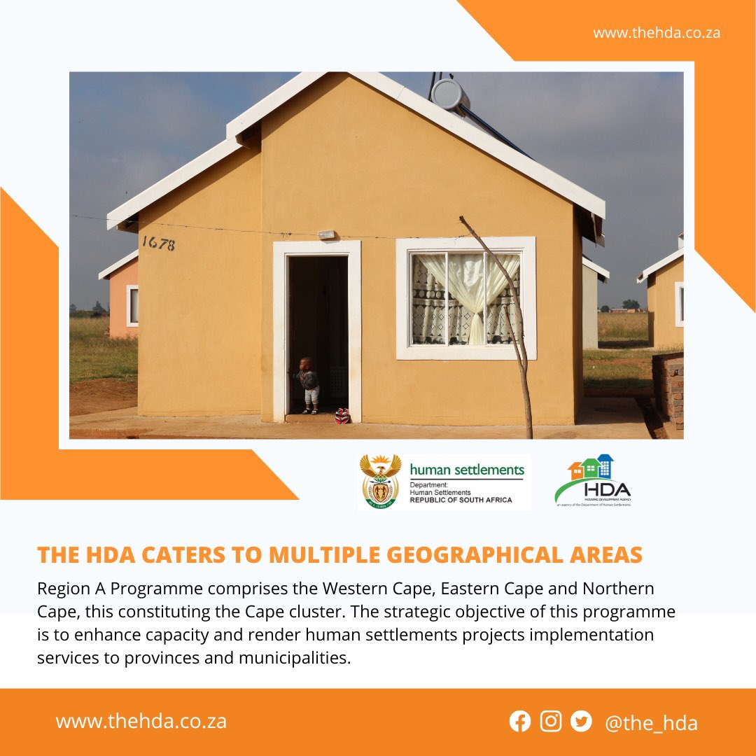 Housing Development Agency (HDA) tweet media