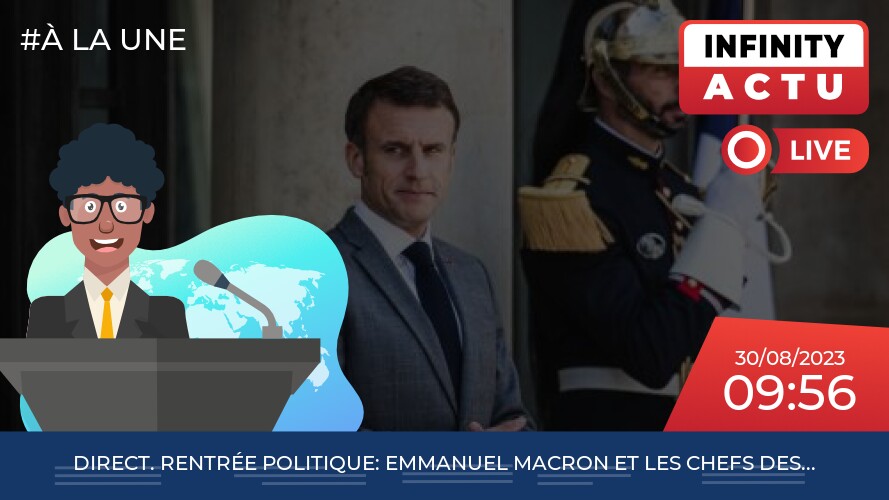 🚨 Rentrée politique en vue! Macron et les chefs de parti se réunissent à Saint-Denis pour bosser dur Objectif : trouver des solutions pour faire avancer le pays, en dépassant les clivages politiques, malgré l'absence de majorité absolue. #RentréePolitique #TravailEnEquipe