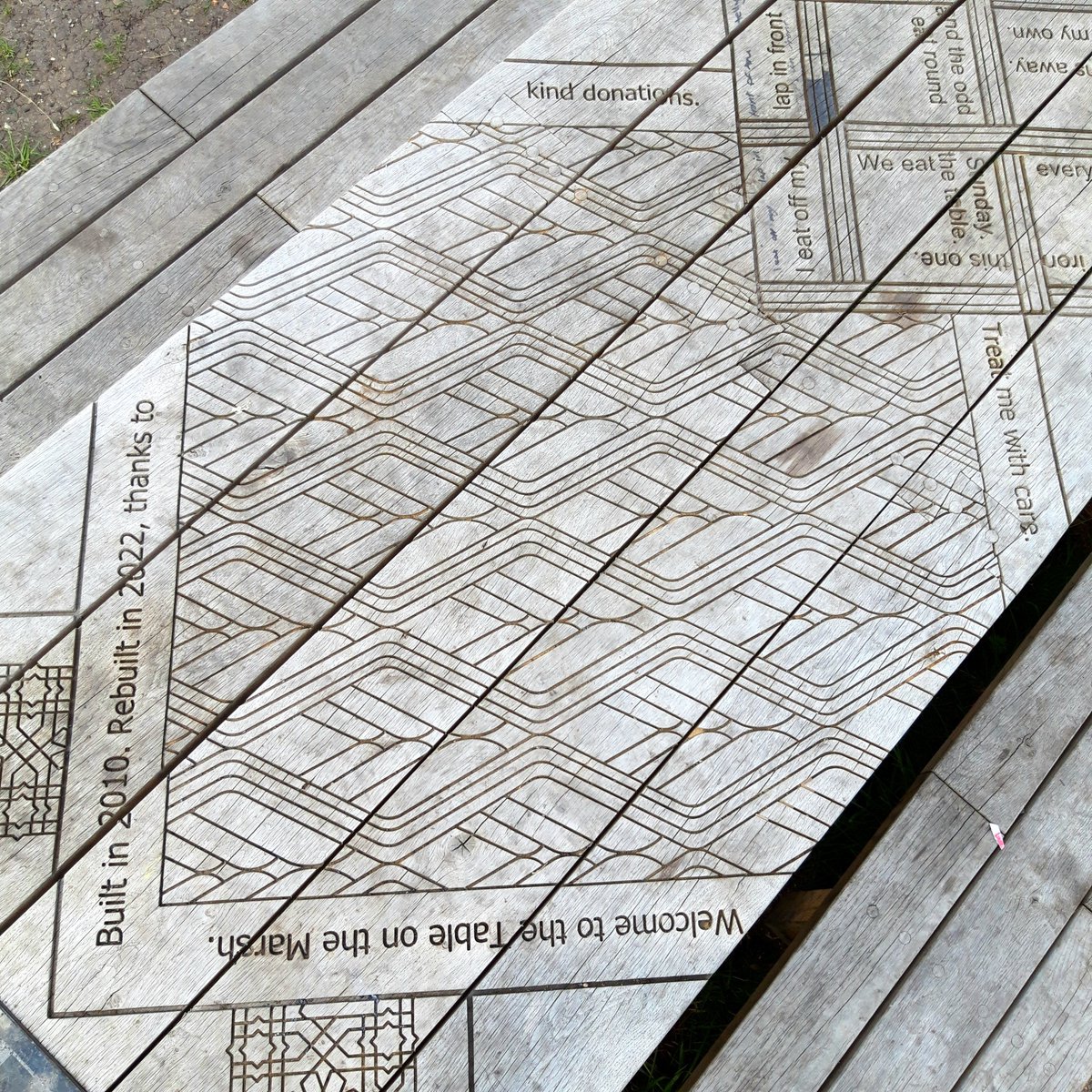 FreyaIngva's tweet image. More on the #communaltable in #leavalleypark
Would you like to have something like this where you live?

#woodentable #communityspirit #leavalley #london #diviner #dowser #oracle #tealeafreader #divining #dowsing #tealeafreading