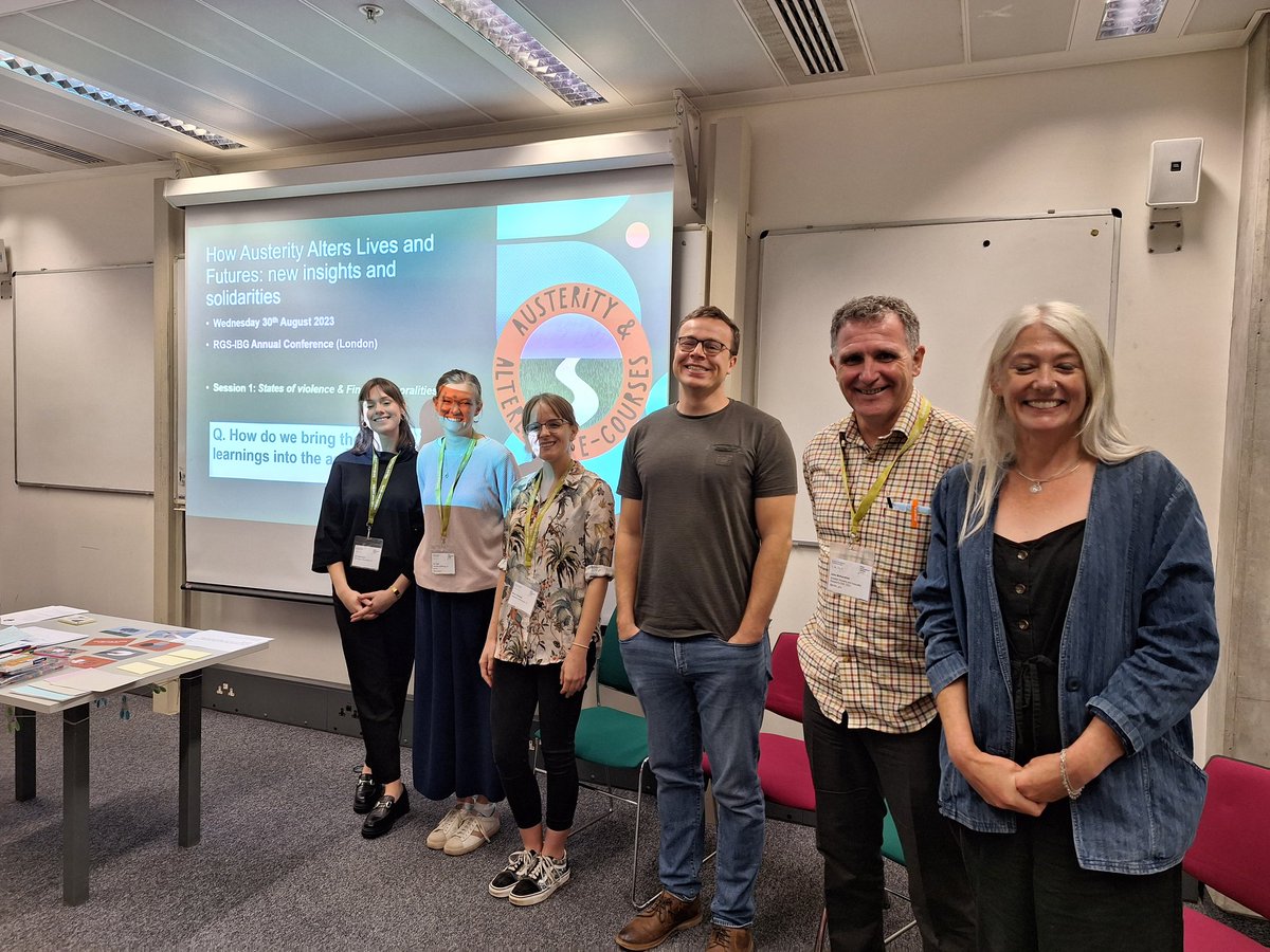 A great first #RGSIBG23 session on Austerity and Solidarity, with panels on states of violence and financial moralities, and some discussion: how do we bring these learning into the academy?
Join us for more in sessions 2 and 3 today!