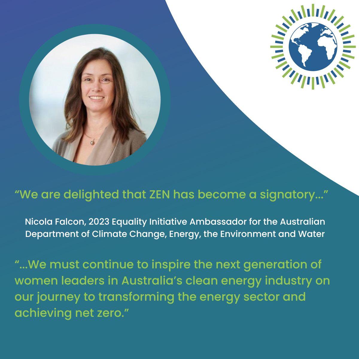 Welcome to the #EqualBy30 campaign, @zenenergyau!

Learn more about Zen Energy's commitments to the campaign: equalby30.org/zen-energy

<a href="/DCCEEW/">DCCEEW</a> #WomenInEnergy #EqualityInEnergy #WomenEmpowerment