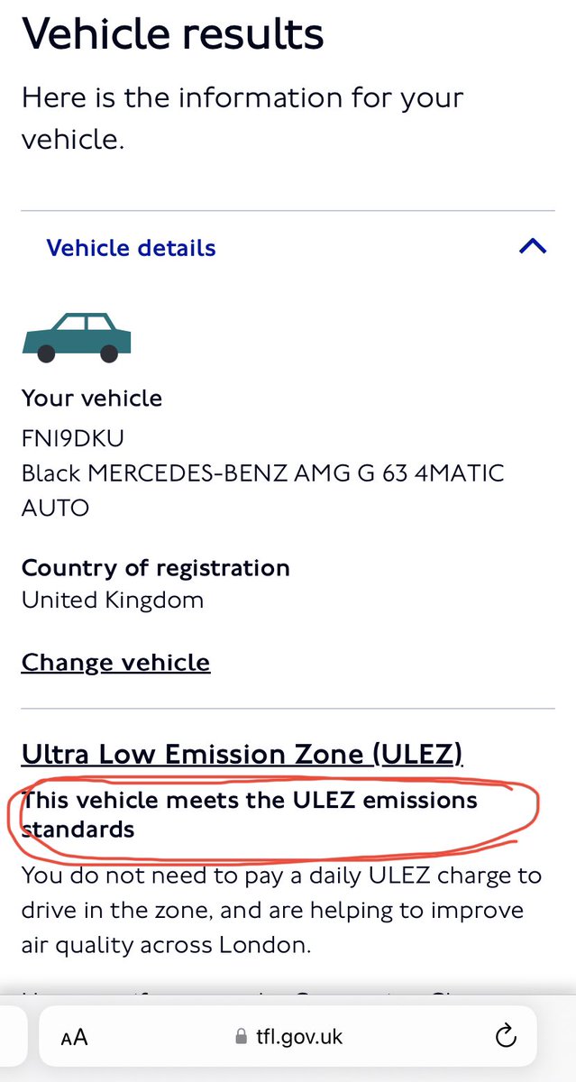 MyWoolwich's tweet photo. Thought I’d check to see how #ULEZ impacts a typical obnoxious #ChelseaTractor…
Mercedes-Benz G Class 4.0 litre petrol G63 V8 BiTurbo AMG
It meets ULEZ emission standards apparently. How does that make sense??? 🤯
#SadiqKhan @TfL @MayorofLondon @SadiqKhan #ULEZExpansion https://t.co/vicANUTsgK