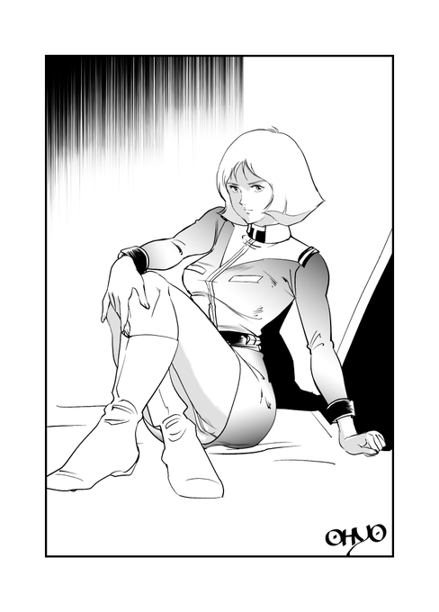 たたずむ金髪っあん。 