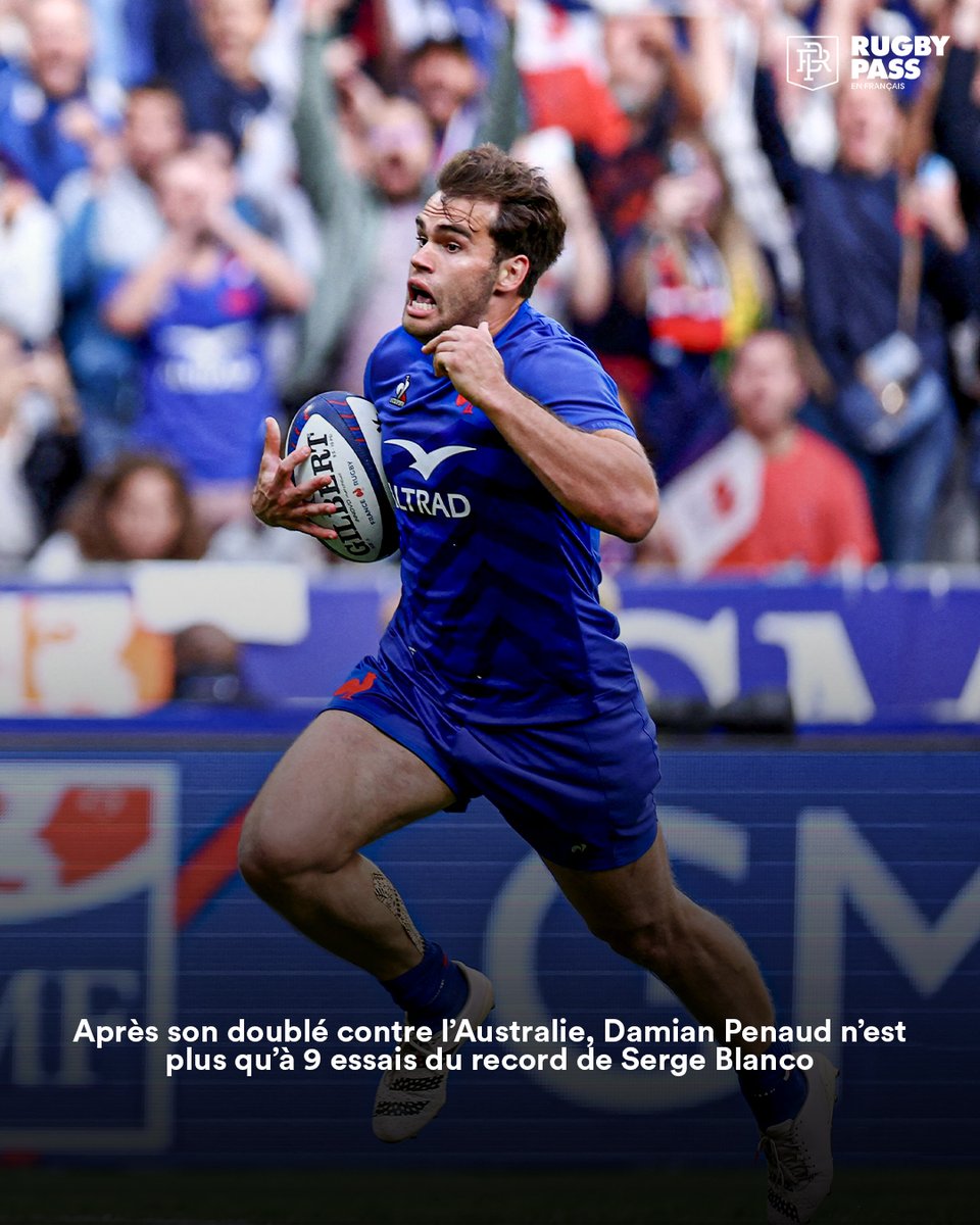 29 essais en 44 sélections