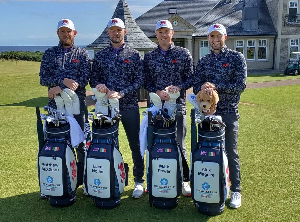 Golf Ireland (@golfireland_) on Twitter photo 📸
It's almost Walker Cup weekend - Matt McClean, Liam Nolan, Mark Power and Alex Maguire were playing at Kingsbarns this morning!☘️
@MaloneGC | <a href="/galwaygolfclub/">galwaygolfclub</a> | <a href="/club_kilkenny/">Kilkenny Golf Club</a> | <a href="/LandBGolfClub/">Laytown Bettystown ⛳</a> 📸
It's almost Walker Cup weekend - Matt McClean, Liam Nolan, Mark Power and Alex Maguire were playing at Kingsbarns this morning!☘️
@MaloneGC | <a href="/galwaygolfclub/">galwaygolfclub</a> | <a href="/club_kilkenny/">Kilkenny Golf Club</a> | <a href="/LandBGolfClub/">Laytown Bettystown ⛳</a>